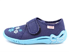 Superfit slippers Belinda blau with snowflakes